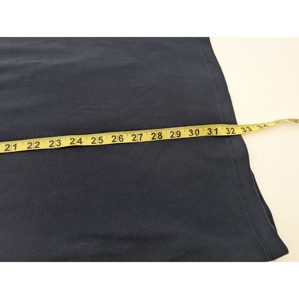 Tommy Hilfiger Navy Logo T-Shirt V-Neck Pullover Cotton Summer Dress Size Small - Picture 7 of 9